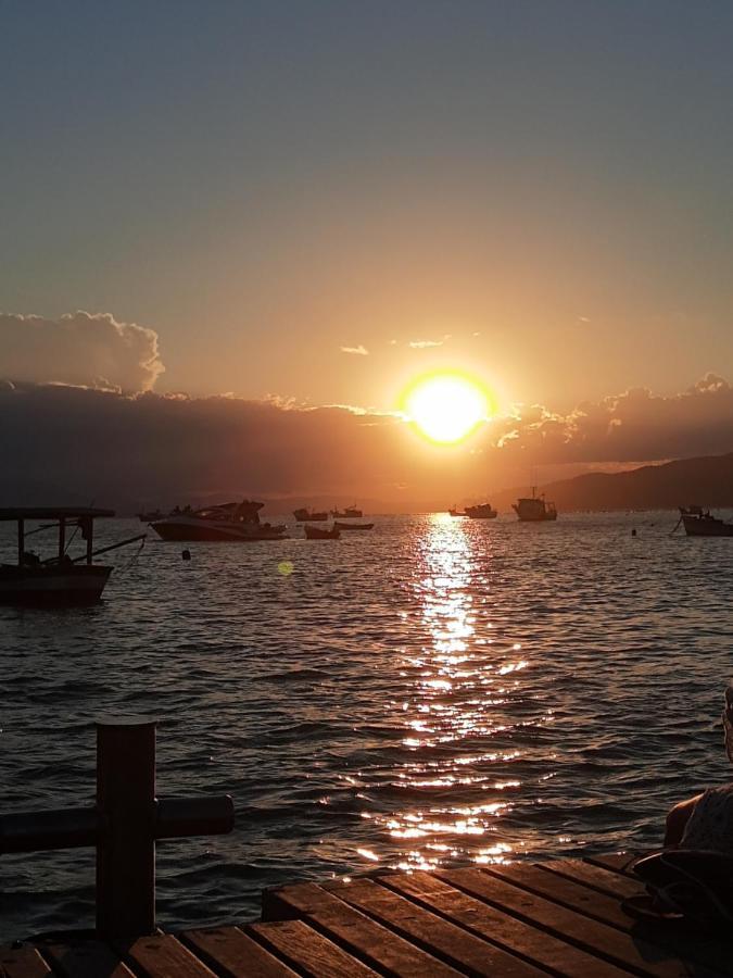 Casa Com Por Do Sol Em Canto Grande - Casa Beira Mar Bombinhas Bagian luar foto